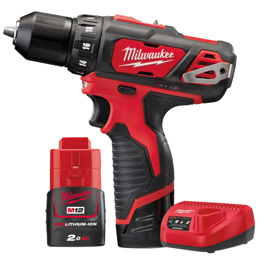 Milwaukee 12V skruemaskine M12 serien komplet kit